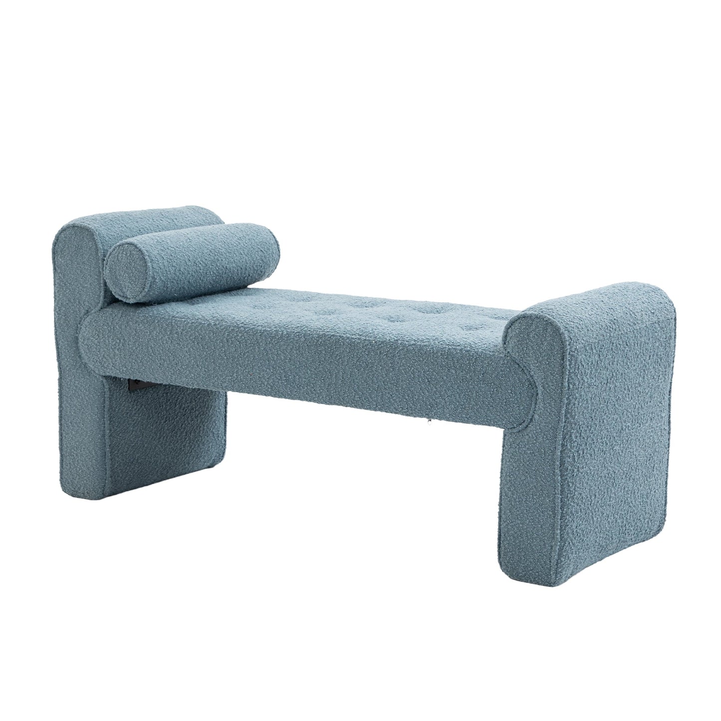 Loop Gauze Modern Ottoman Bench by Blak Hom