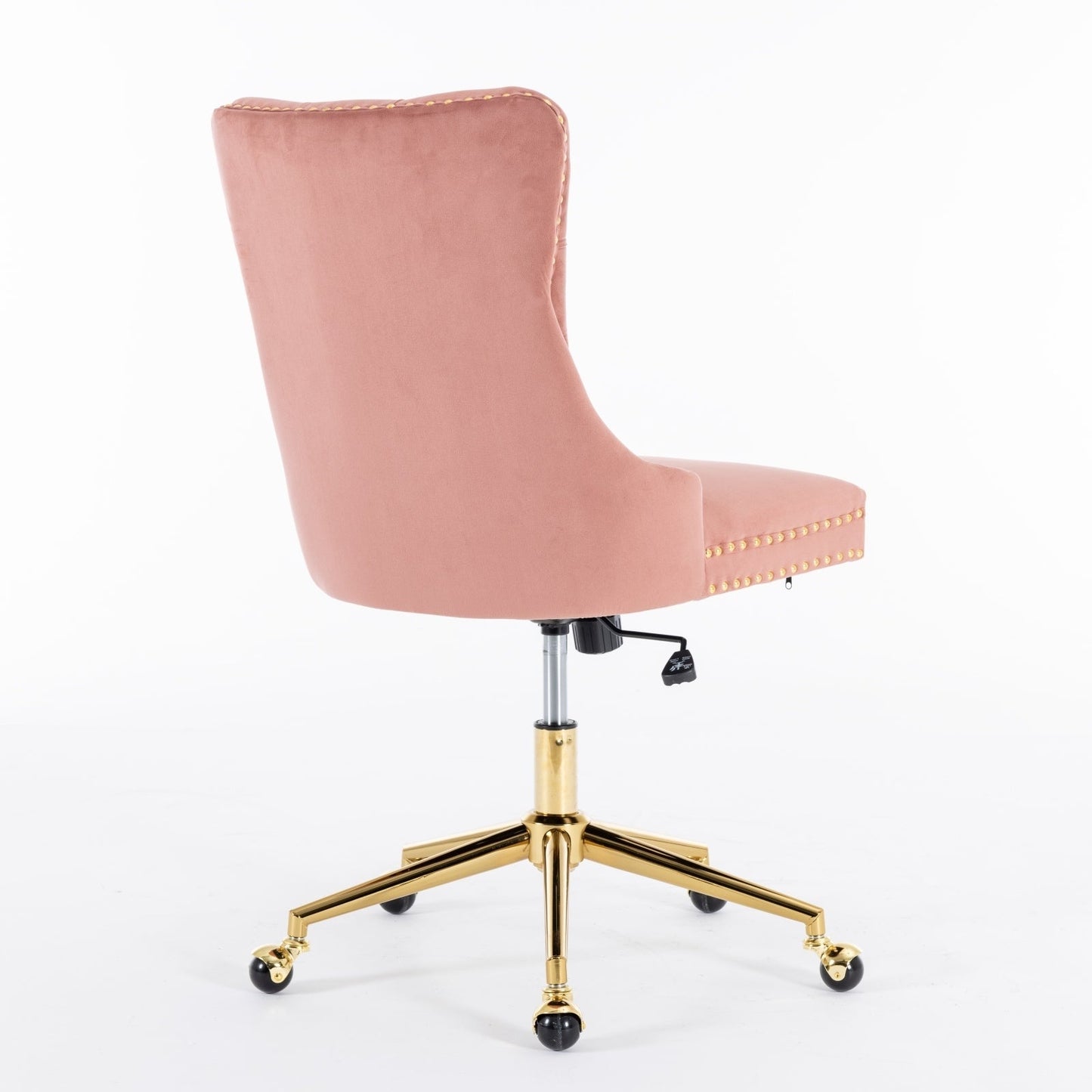 Velvet Upholstered Tufted Button  Office Chair by Blak Hom