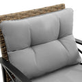 4 Piece Rattan Wicker Patio Set by Blak Hom