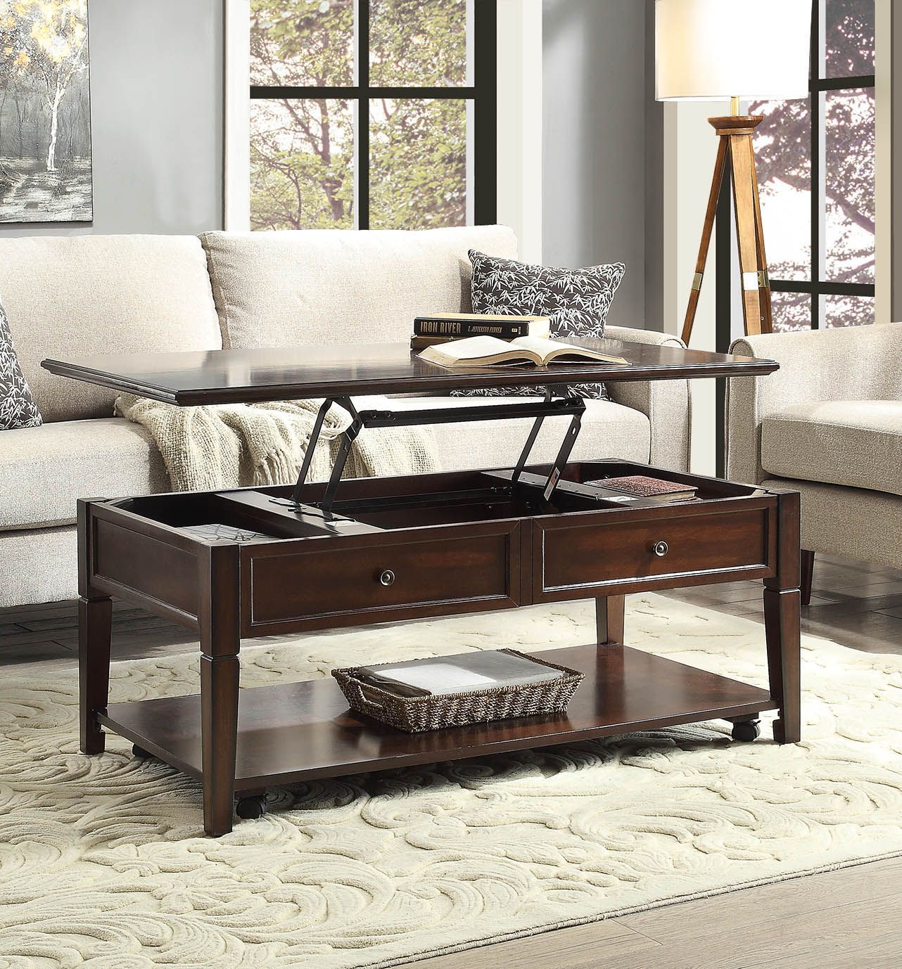 Malachi Coffee Table in Walnut by Blak Hom