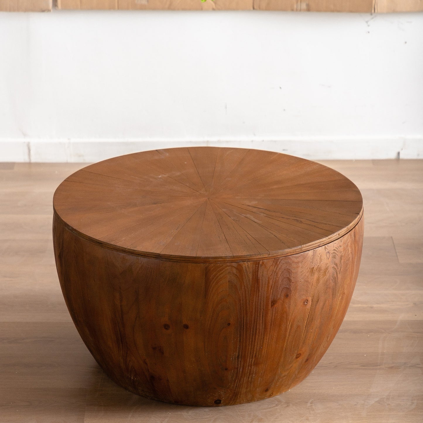 Vintage Style Bucket Shaped Coffee Table by Blak Hom