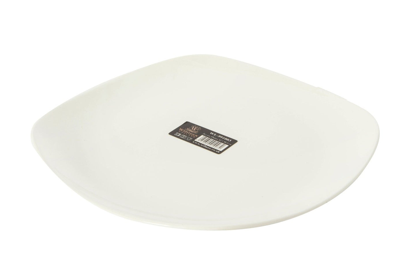 White Square Platter 11.5" inch X 11.5" inch | 29.5 X 29.5 Cm by Wilmax Porcelain