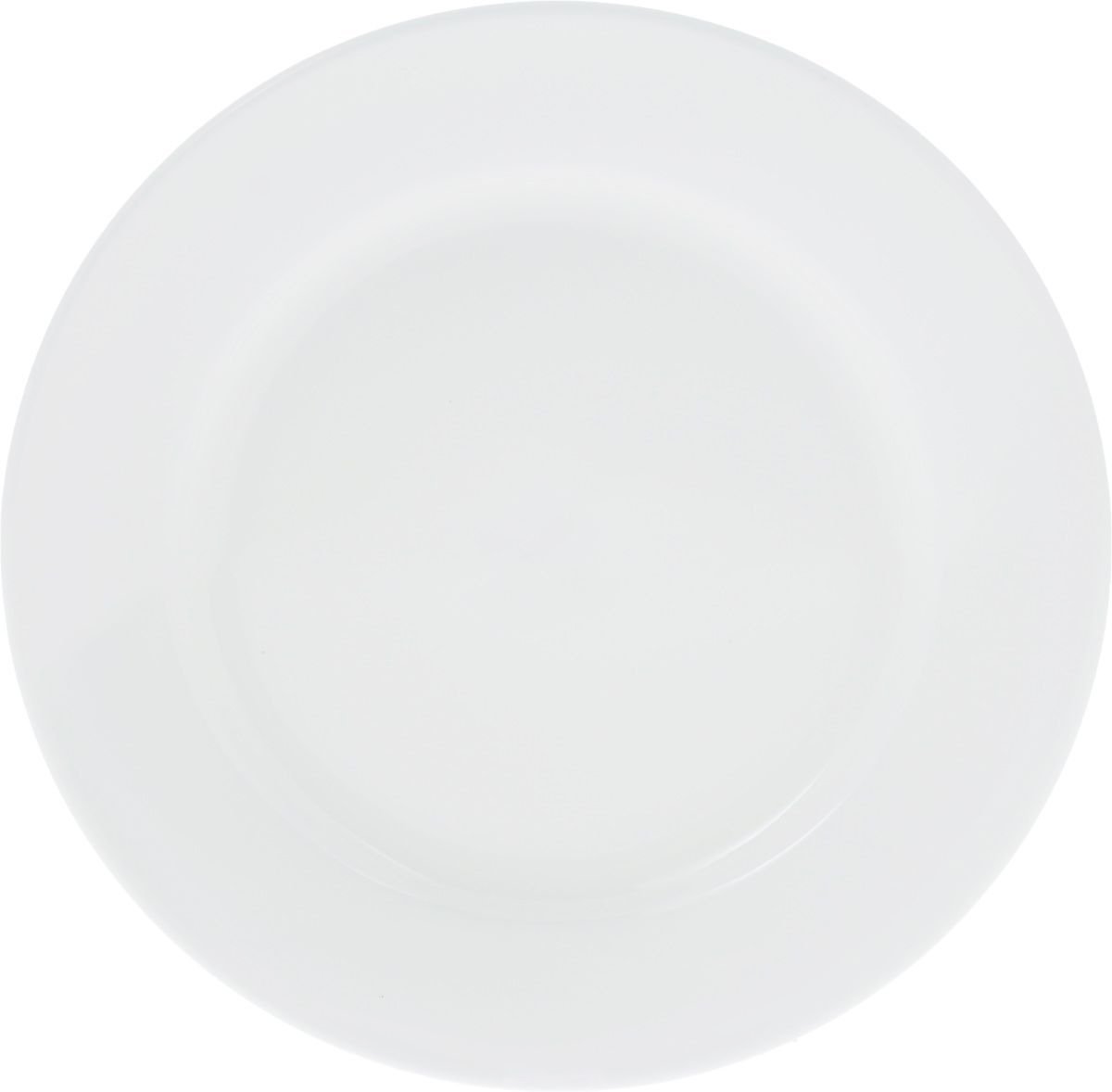 Set Of 12 Professional Rolled Rim White Dessert Plate 7" inch | 18 Cm by Wilmax Porcelain