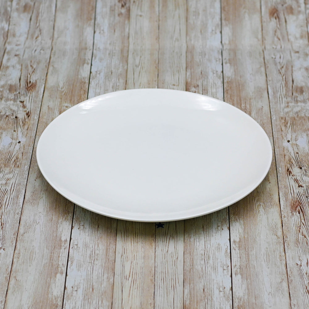 Set Of 3 White Dinner Plate 11" inch | 28 Cm by Wilmax Porcelain