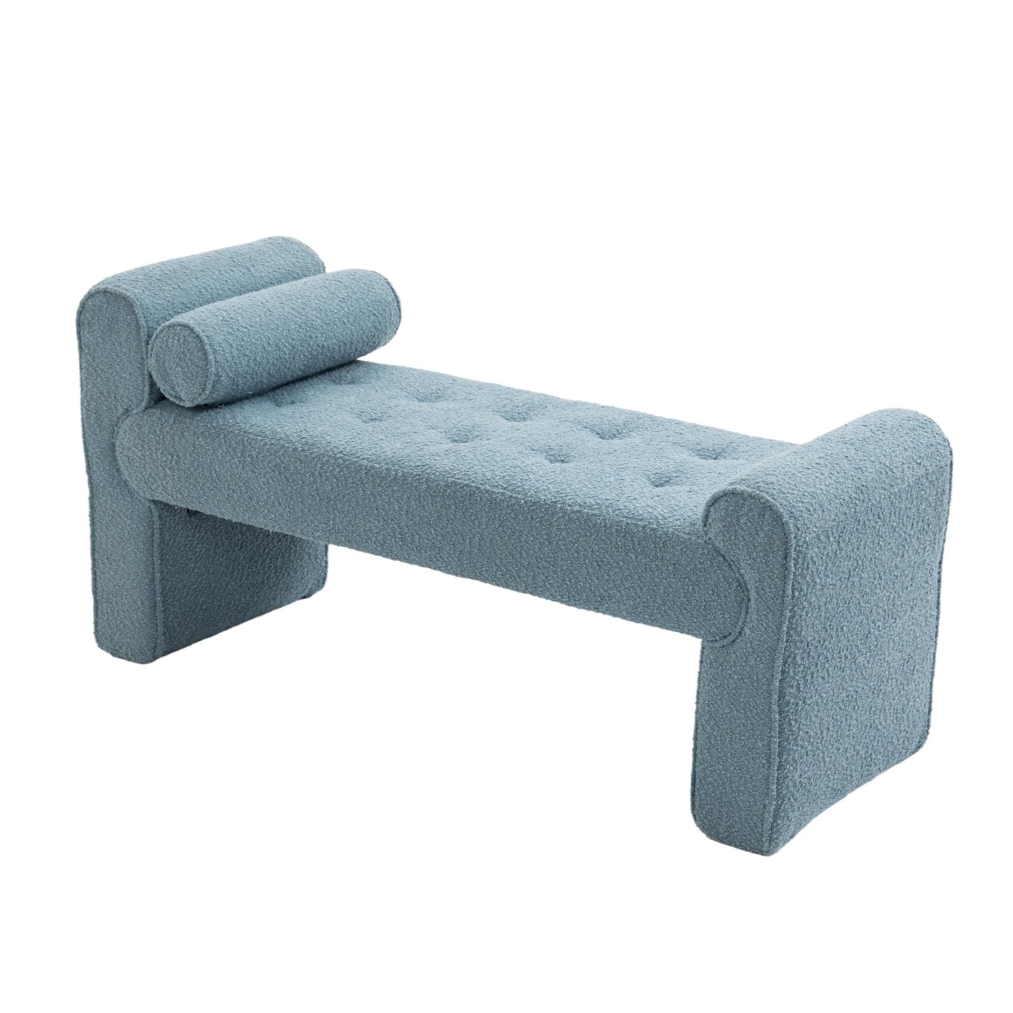 Loop Gauze Modern Ottoman Bench by Blak Hom