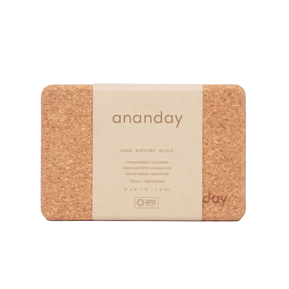 Cork Yoga Block by Ananday