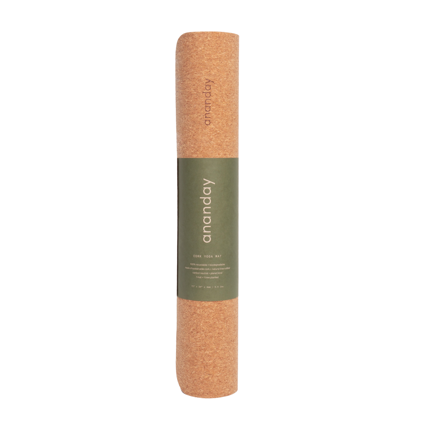 Ananday Cork Yoga Mat by Ananday