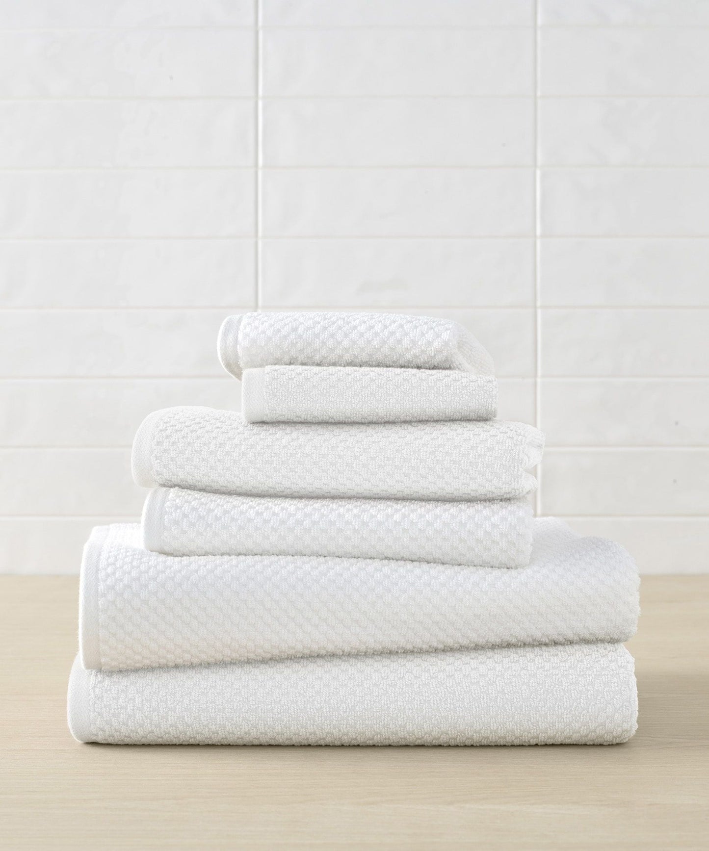 Lilly Cotton Bamboo Blended Towel Bundle - Set of 6 by Blue Loom