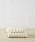 Mason Low Twist Ribbed Hand Towel - Set of 2 by Blue Loom