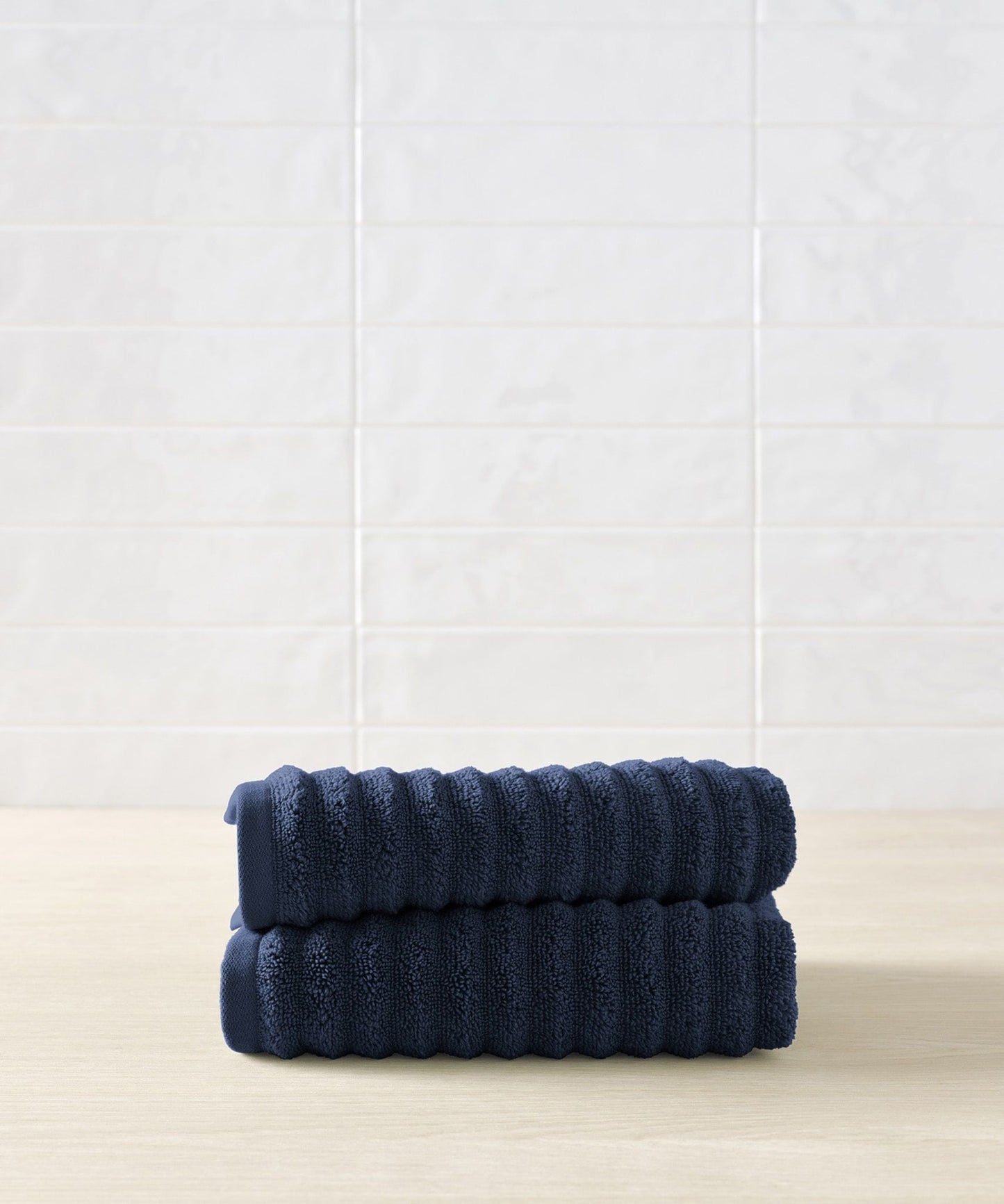 Mason Low Twist Ribbed Hand Towel - Set of 2 by Blue Loom