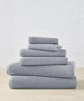 Lilly Cotton Bamboo Blended Towel Bundle - Set of 6 by Blue Loom