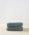 Mason Low Twist Ribbed Hand Towel - Set of 2 by Blue Loom