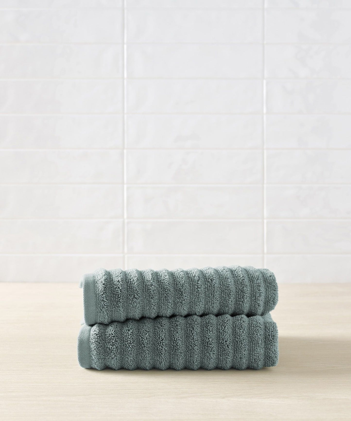 Mason Low Twist Ribbed Hand Towel - Set of 2 by Blue Loom