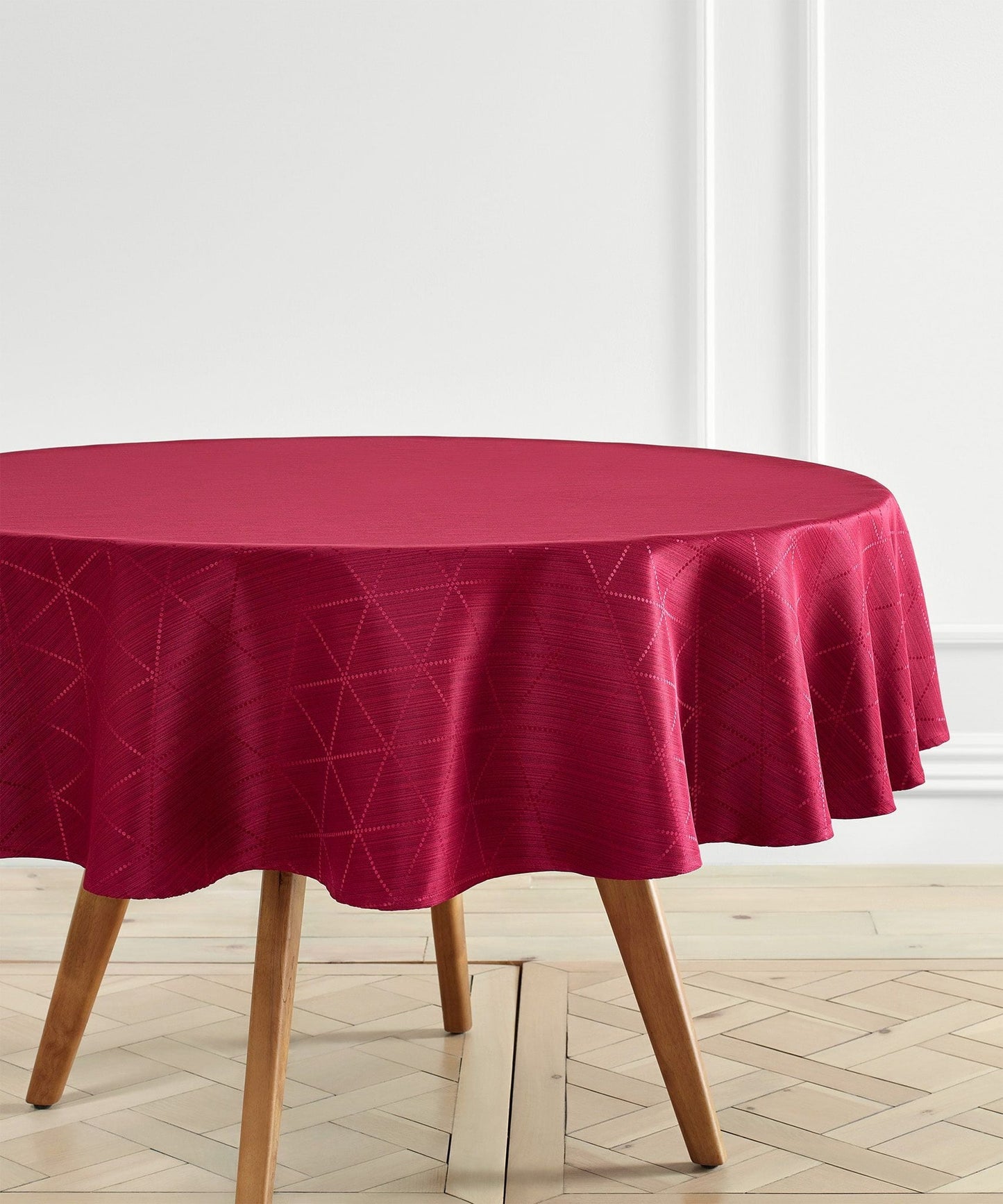 Emerson Diamond Jacquard Tablecloth by Blue Loom