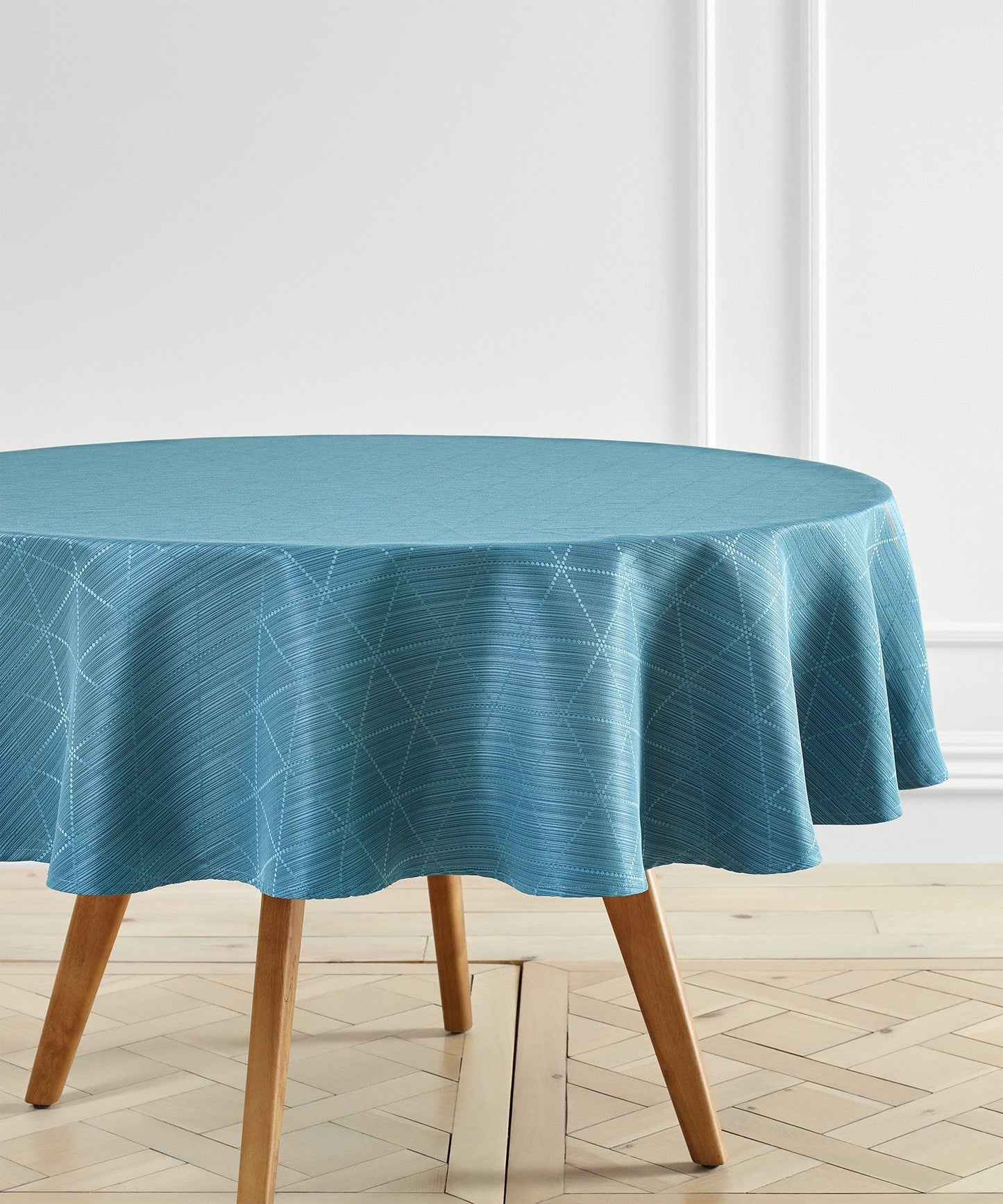 Emerson Diamond Jacquard Tablecloth by Blue Loom