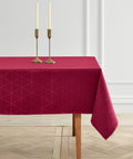 Emerson Diamond Jacquard Tablecloth by Blue Loom