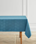 Emerson Diamond Jacquard Tablecloth by Blue Loom