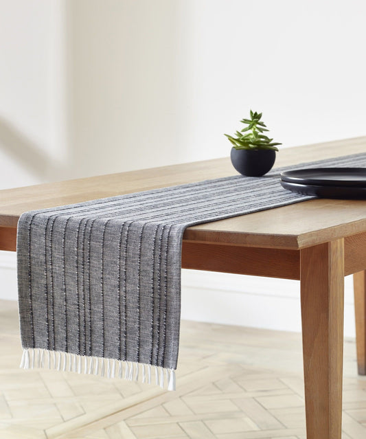 Harper Stripe Woven Table Runner by Blue Loom