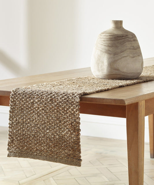 Georgia Basketweave Jute Table Runner by Blue Loom