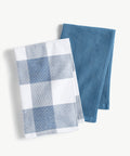 Jackson Plaid Waffle Weave Kitchen Towel - Set of 4 by Blue Loom