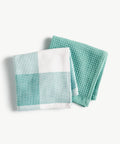 Jackson Plaid Waffle Weave Dishcloth - Set of 6 by Blue Loom