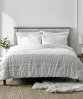 Isla Clipped Jacquard Comforter Set by Blue Loom