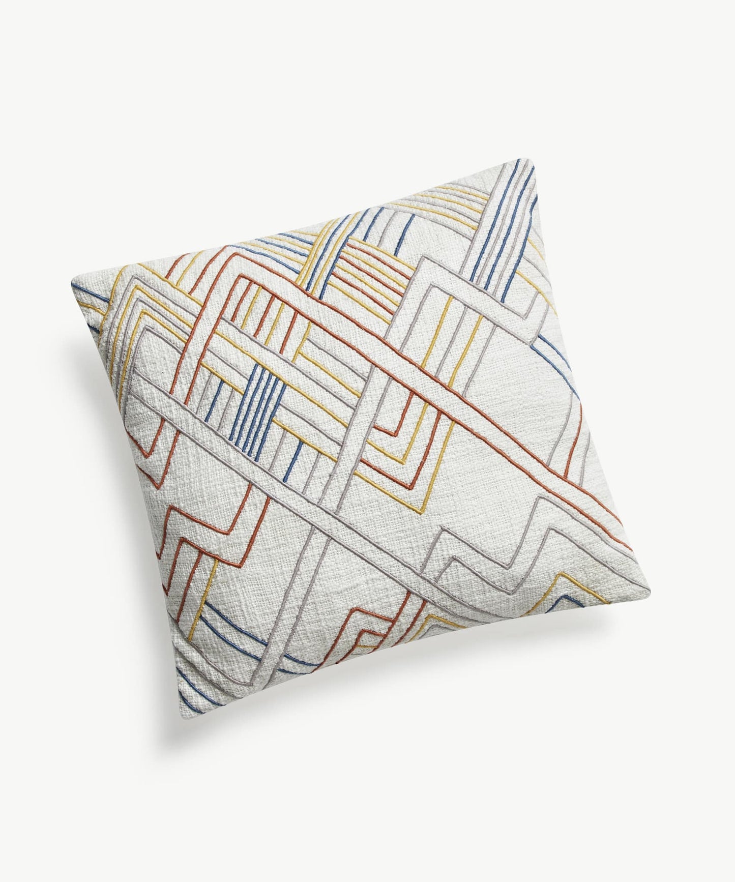 Savanah Lattice Throw Pillow by Blue Loom