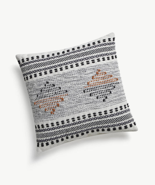 Indie Embroidered Throw Pillow by Blue Loom