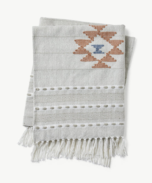 Sedona Embroidered Throw by Blue Loom