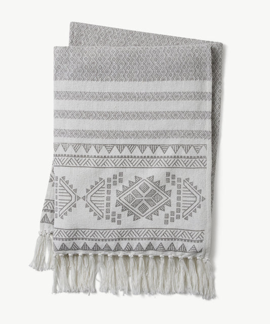 Jolie Geometric Woven Throw by Blue Loom