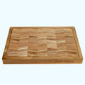 Extra Large Acacia Wood Cutting Board 1.5 Inches Thick - Large Wooden Cutting Board for Kitchen w/Juice Grooves and Handles by Cooler Kitchen