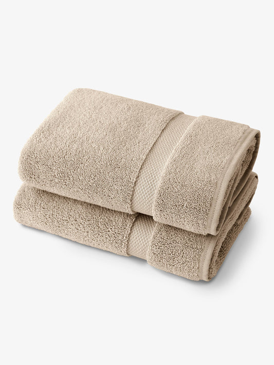 Sand Supima Cotton Bath Towels (Pair) by Laguna Beach Textile Company