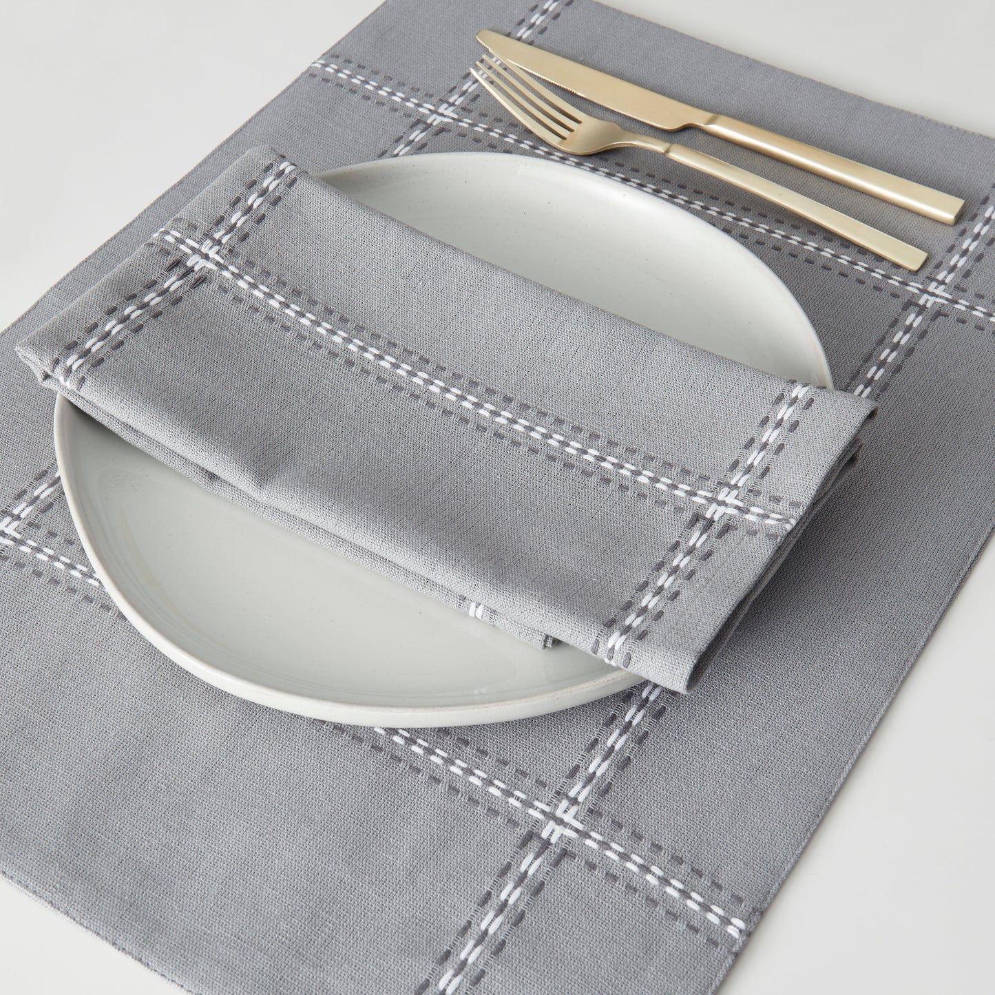 Blake Farmhouse Plaid Placemat by Blue Loom