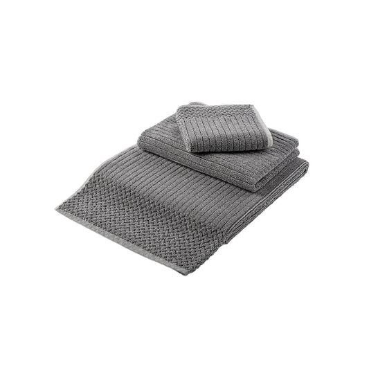 Bonini Chevron Silver Gray by Turkish Towel Collection