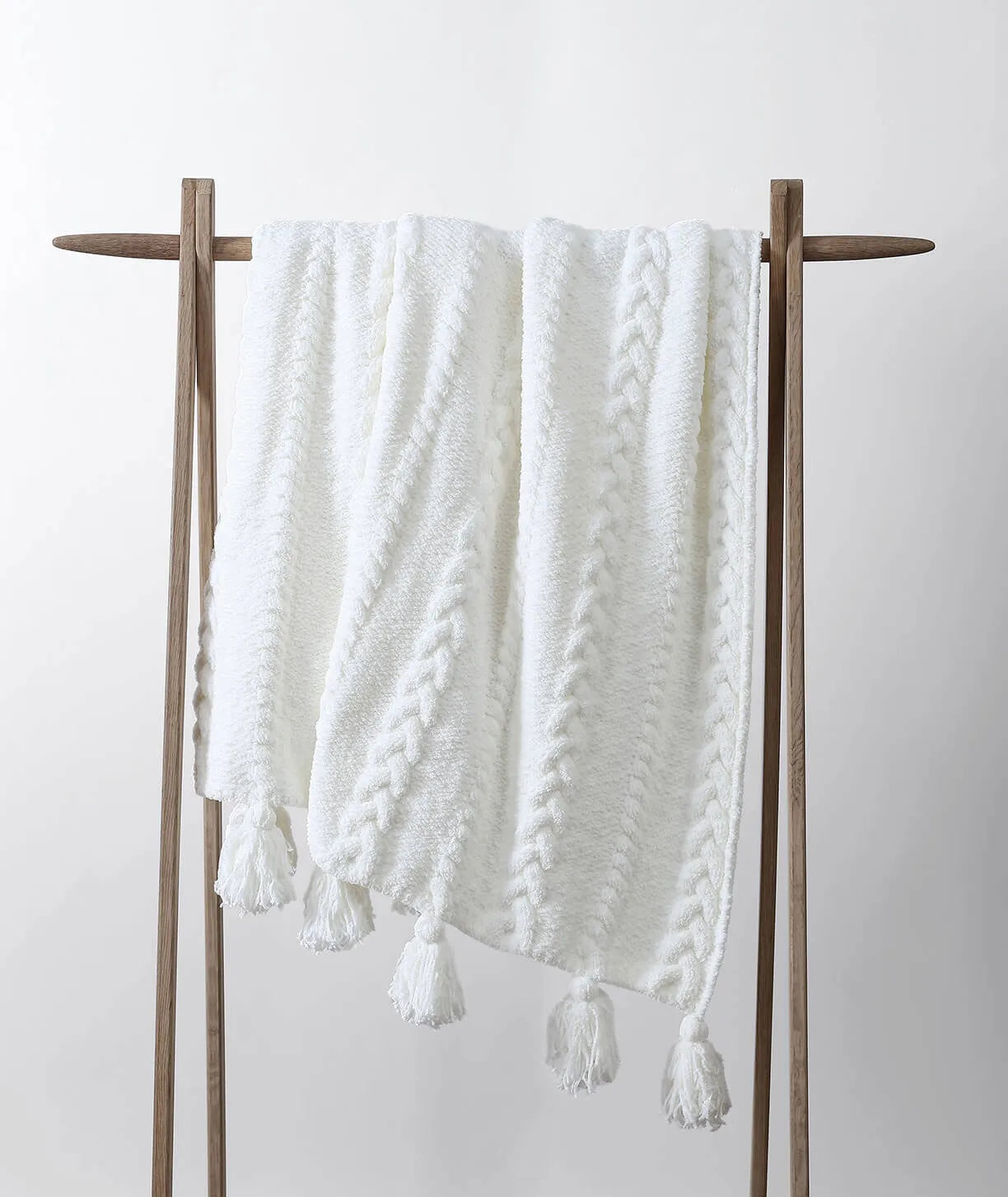 Braided Pom Pom Throw by Sunday Citizen