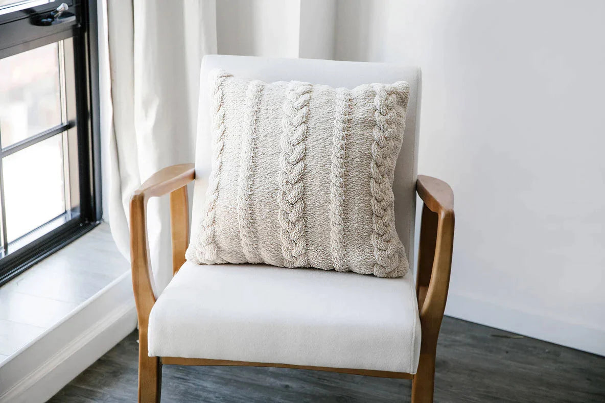 Braided Throw Pillow by Sunday Citizen