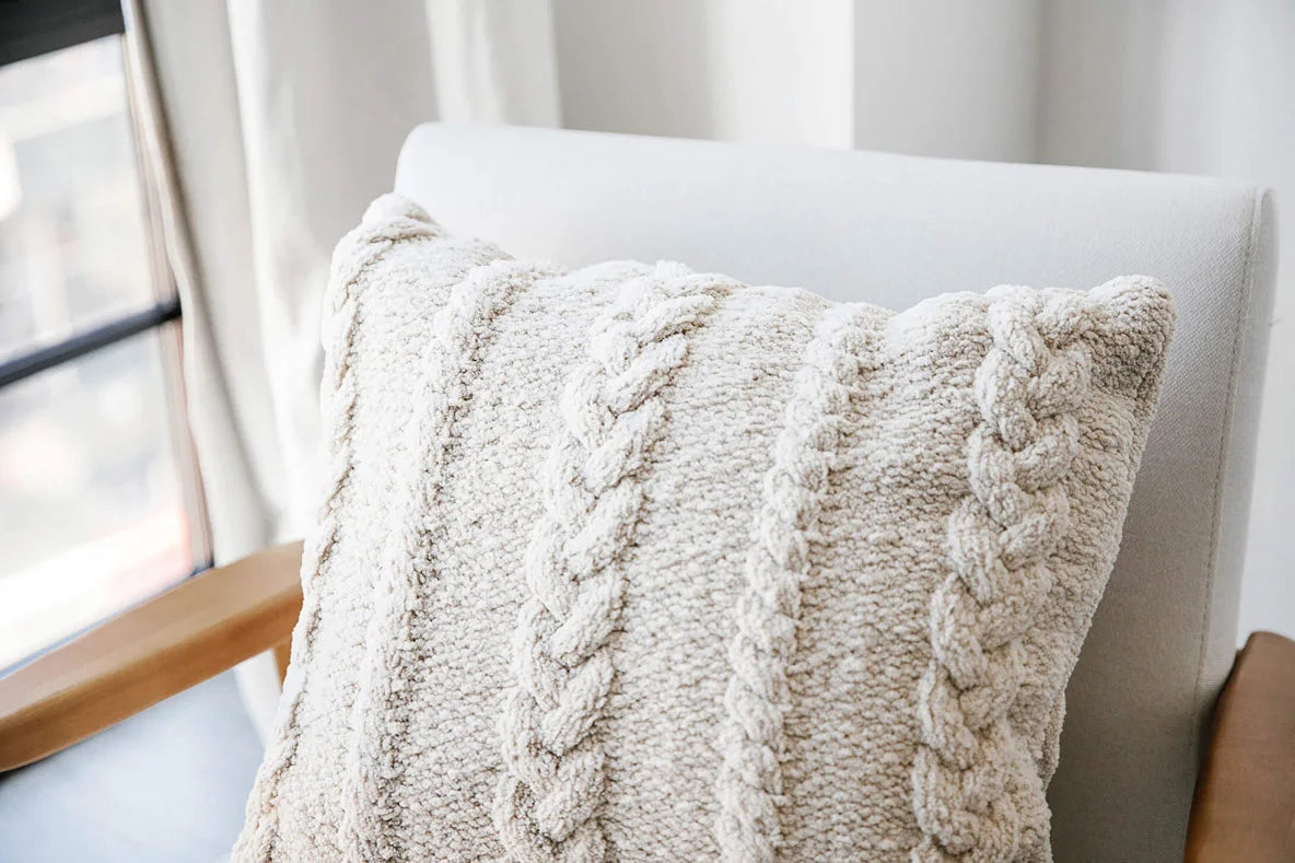 Braided Throw Pillow by Sunday Citizen