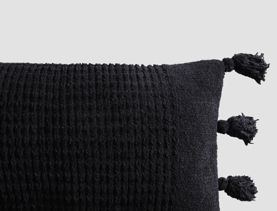 Braided Pom Pom Lumbar Pillow by Sunday Citizen