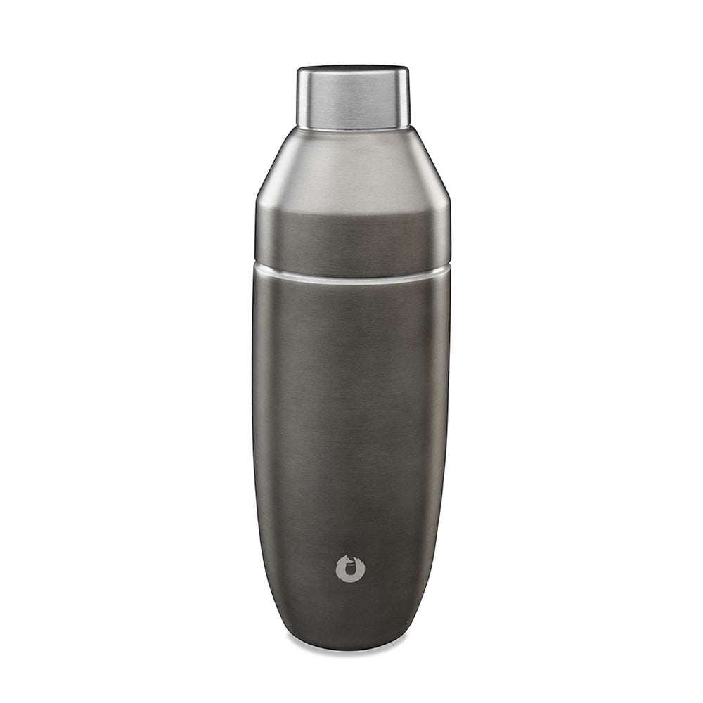 Stainless Steel Cocktail Shaker, Olive Grey by Snowfox