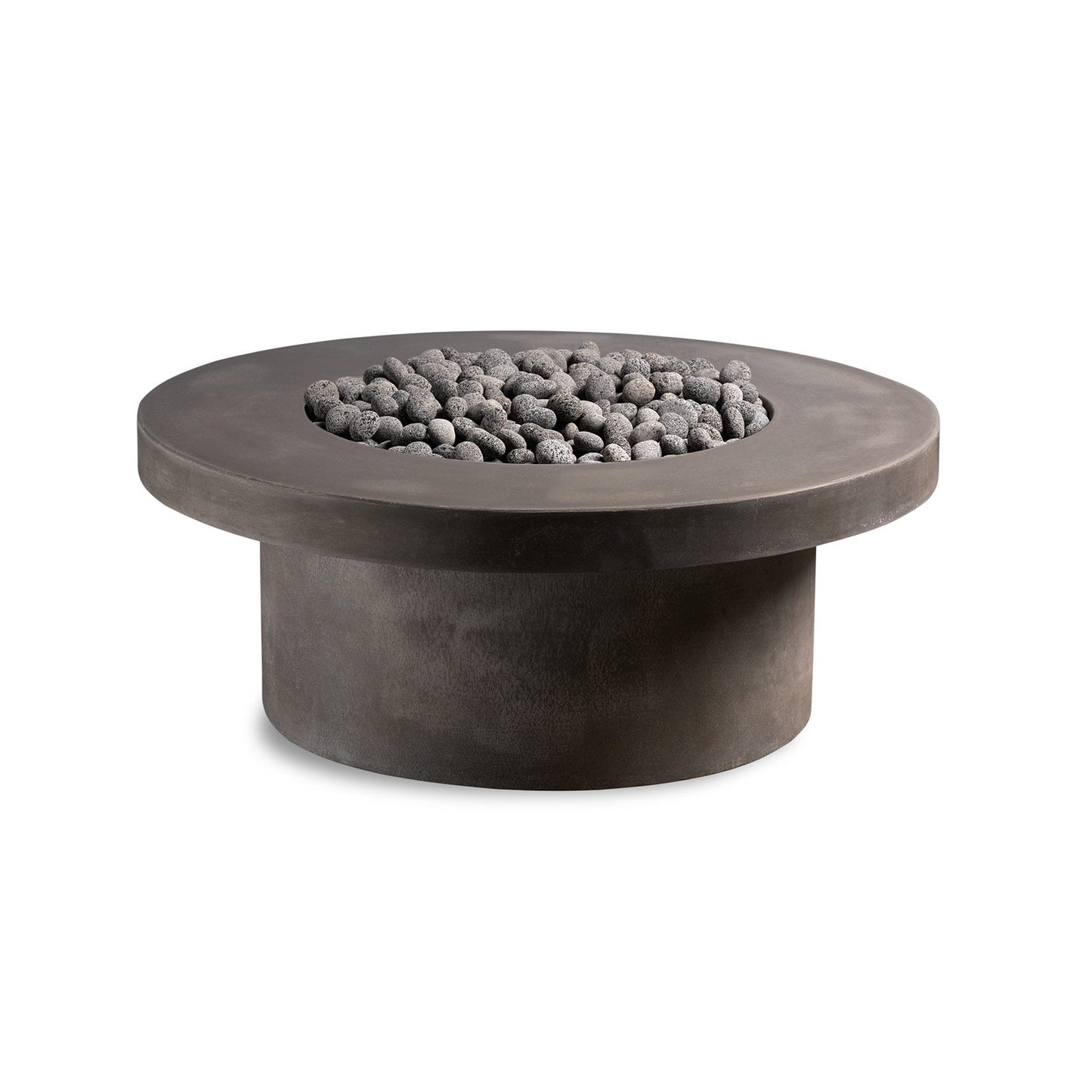 Mirasol - Circular Concrete Fire Pit Table by Crete Design