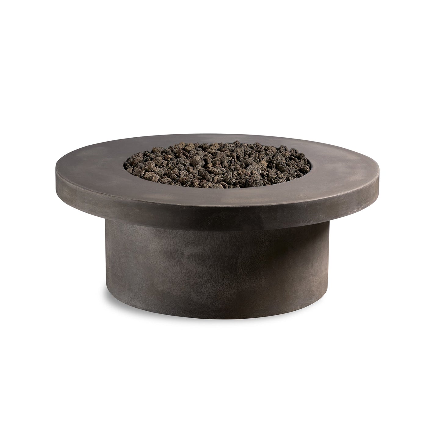 Mirasol - Circular Concrete Fire Pit Table by Crete Design