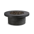 Mirasol - Circular Concrete Fire Pit Table by Crete Design