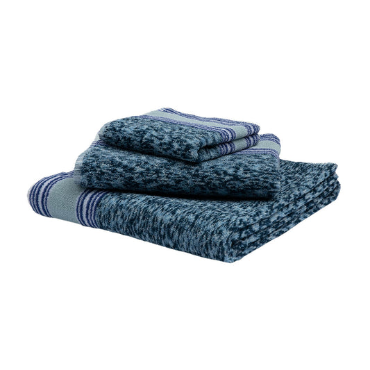 Cali Blue Melange Eponj by Turkish Towel Collection