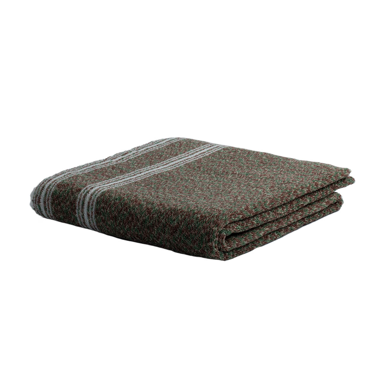 Cali Green Brown Melange Eponj by Turkish Towel Collection