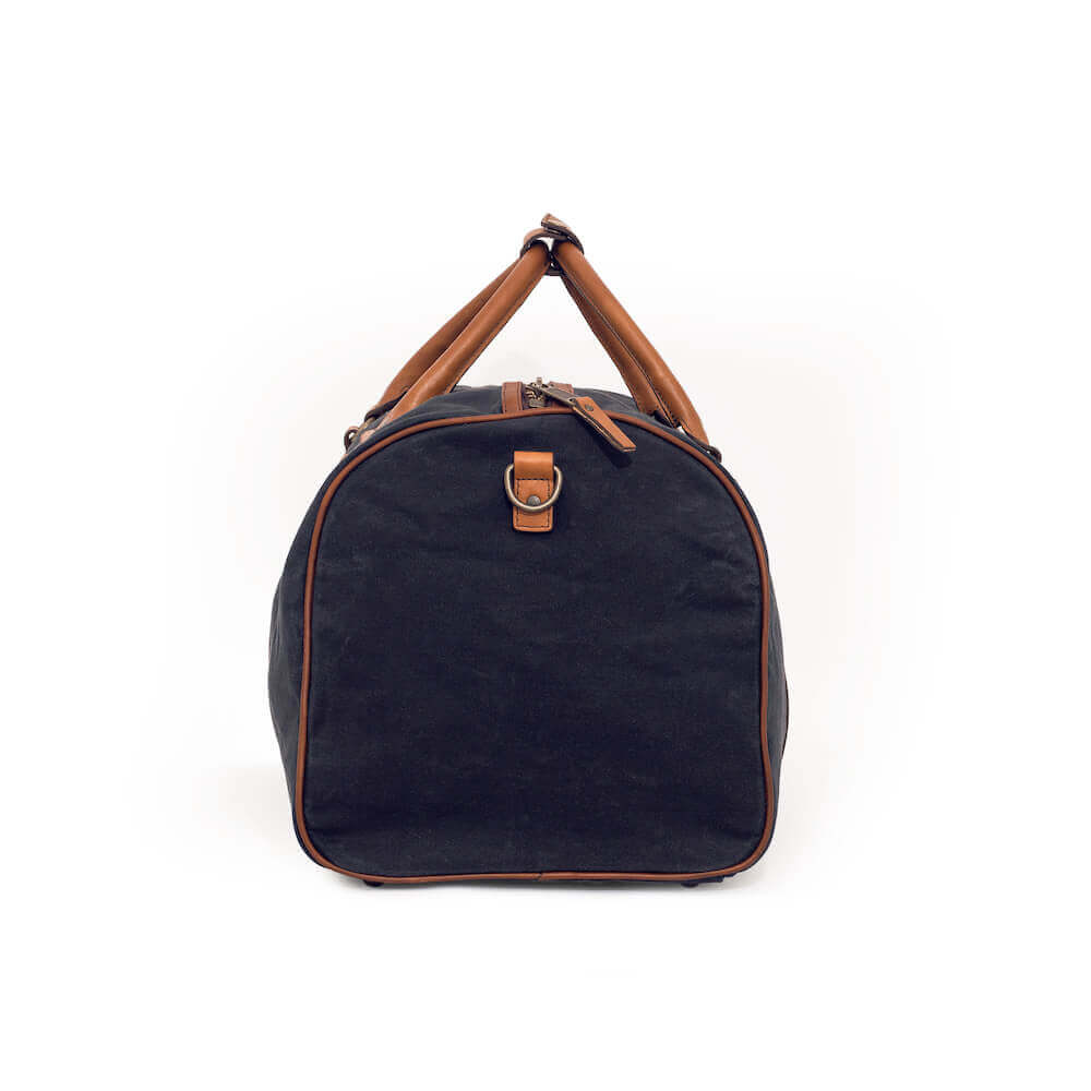 Campaign Waxed Canvas Medium Field Duffle Bag by Mission Mercantile Leather Goods