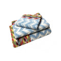 Cavus Blue Multi Color by Turkish Towel Collection