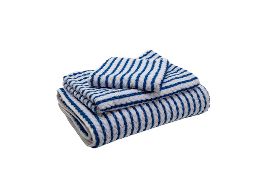 Chevron Blue Ivory by Turkish Towel Collection