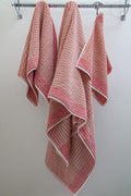 Pastel Bonini Chevron Coral  3 Pc. Set by Turkish Towel Collection