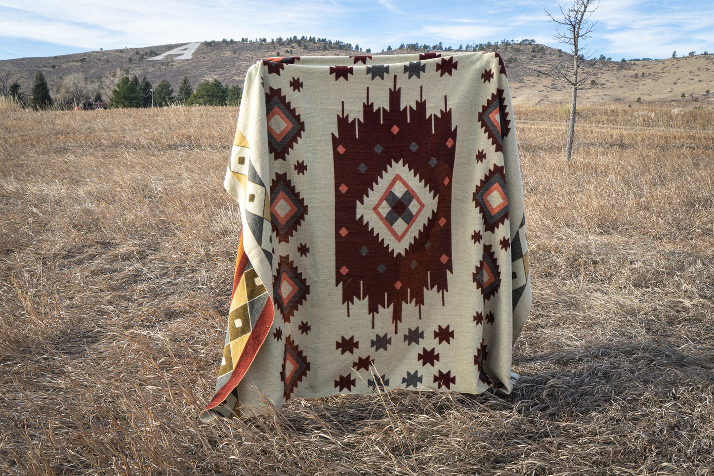 Andean Alpaca Wool Blanket - Western by Alpaca Threadz