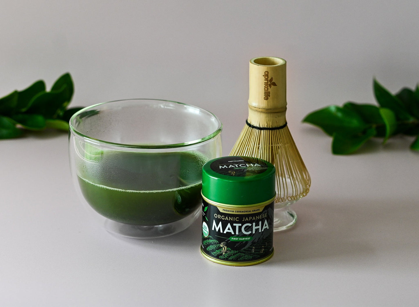 Double Sided Glass Matcha Set by Aprika Life